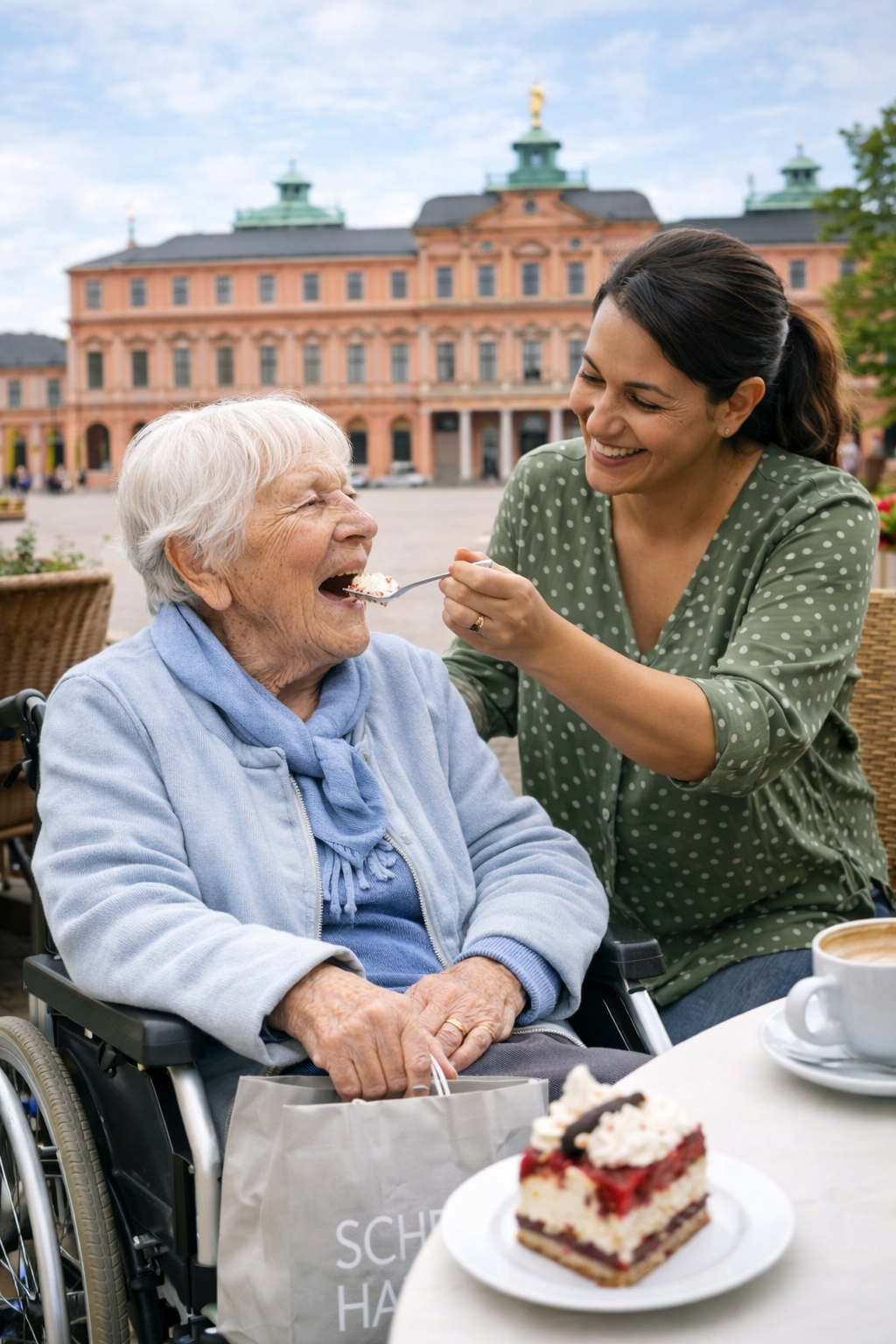 Einkaufstag in rastatt seniorenbetreuung